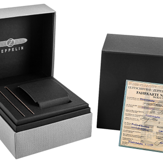 Zegarek Męski ZEPPELIN LZ127 Graf Zeppelin Dual Time 7644-5 + BOX - 7