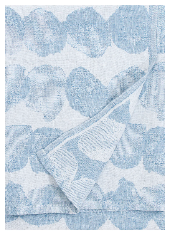  Lapuan Kankurit SADE towel white-rainy blue 95x180 cm