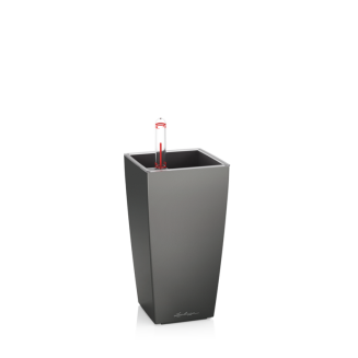  Lechuza Mini Cubi flowerpot | Maxi Cubi anthracite metallic - 2