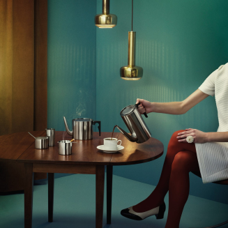  Stelton Cylinda Line swivel ashtray 7.5 cm - 2