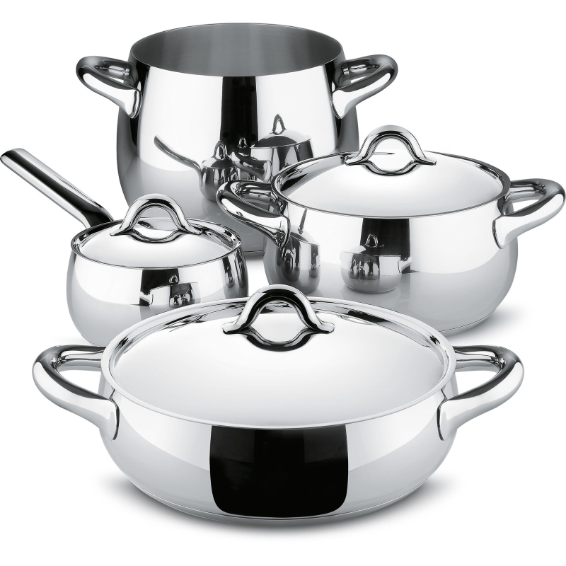 Alessi Mami pot set, 7 pieces