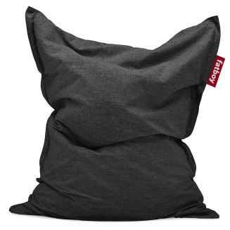  Combi deal: Rock 'n Roll Black + Fatboy The Original Outdoor Thunder Gray Pouffe - 2