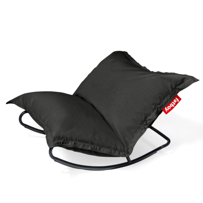  Combi deal: Rock 'n Roll Black + Fatboy The Original Outdoor Thunder Gray Pouffe