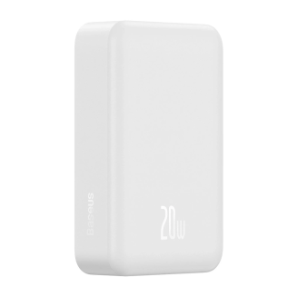 Powerbank magnetyczny Baseus Magnetic Mini 20000mAh, USB-C 20W MagSafe (biały) - 2