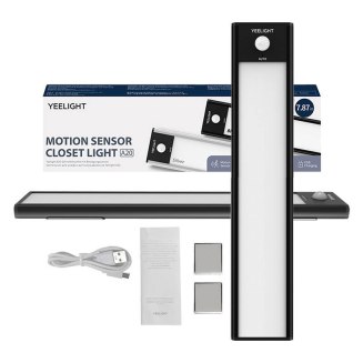 Lampka do szafy z czujnikiem ruchu Yeelight Closet Light 20cm (Czarna) 4000K - 6