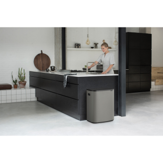 Brabantia Bo Touch Bin 2x30l mineral gray - 12