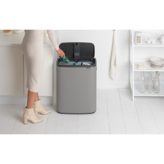 Brabantia Bo Touch Bin 2x30l mineral gray - 9