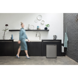 Brabantia Bo Touch Bin 2x30l mineral gray - 11