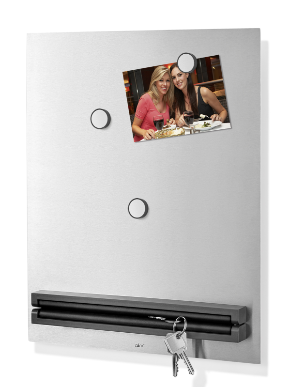 Magnetic board with key holder Zack Scito 42x34 cm