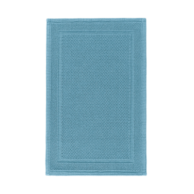  Graccioza Bee Waffle Petrol bathroom rug 50x80 cm