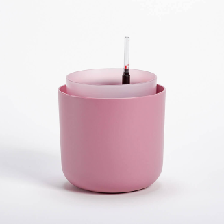 PLASTIA TOLITA Donica samonawadniająca okrągła 16 cm różowy - 2