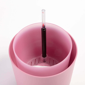 PLASTIA TOLITA Donica samonawadniająca okrągła 16 cm różowy - 6