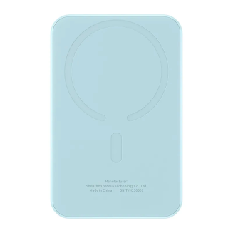 Magnetyczny mini powerbank Baseus 5000mAh, USB-C 20W (niebieski) - 2