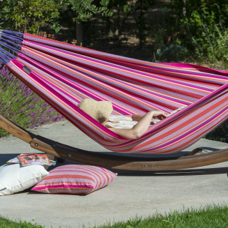  La Siesta Modesta flamingo double hammock - 3