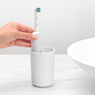  Brabantia ReNew White toothbrush cup - 5