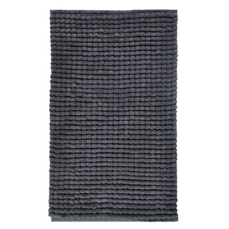  Aquanova Axel Graphite bathroom rug 70x120 cm