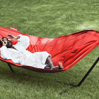  Fatboy Headdemock Red hammock with black stand - 6