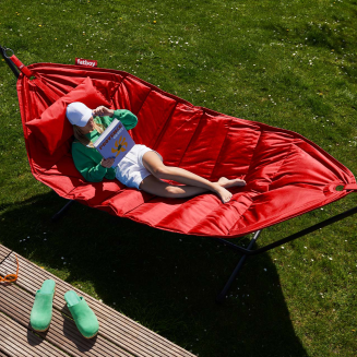  Fatboy Headdemock Red hammock with black stand - 7