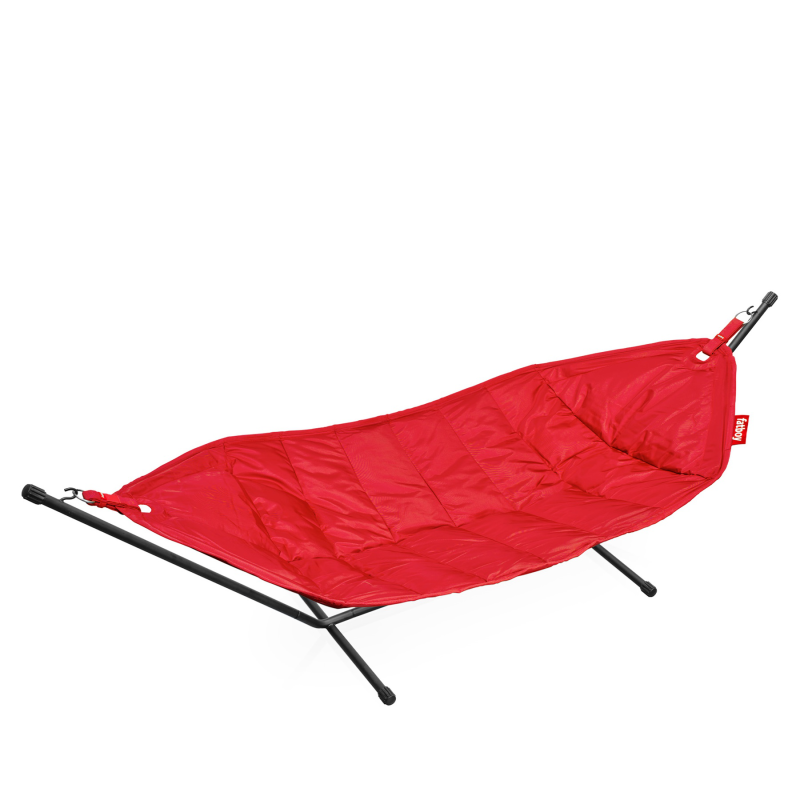  Fatboy Headdemock Red hammock with black stand
