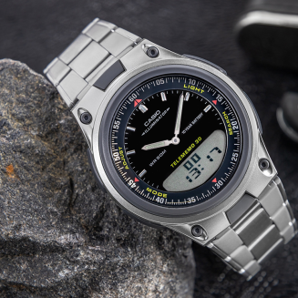 Zegarek Męski CASIO DUAL AW-80D-1AVDF + BOX - 3