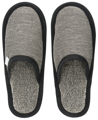  SPA slippers Lapuan Kankurit Onni black-linen L