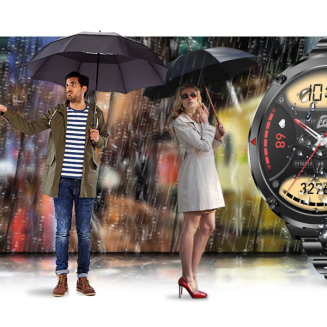 Smartwatch Gravity GT21-1+ Czarny Pasek Silikonowy - 21