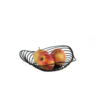 Alessi Trinity fruit platter, black, 26 cm - 2