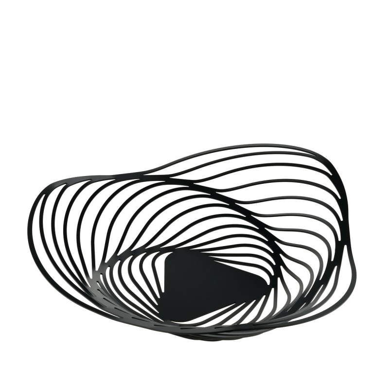 Alessi Trinity fruit platter, black, 26 cm
