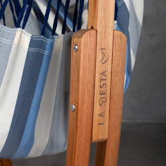  La Siesta Udine Outdoor Sea Salt hammock chair with stand - 9