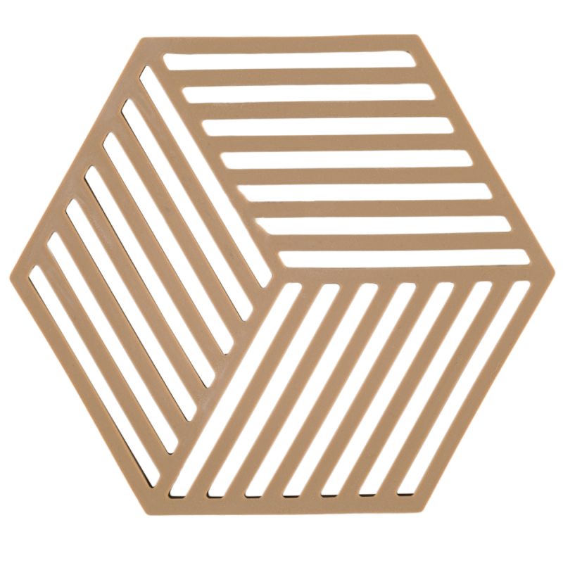  Zone Denmark Hexagon Camel Dish Mat 16x14 cm