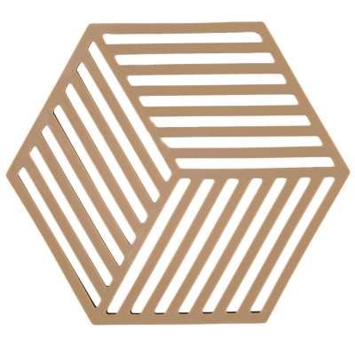  Zone Denmark Hexagon Camel Dish Mat 16x14 cm