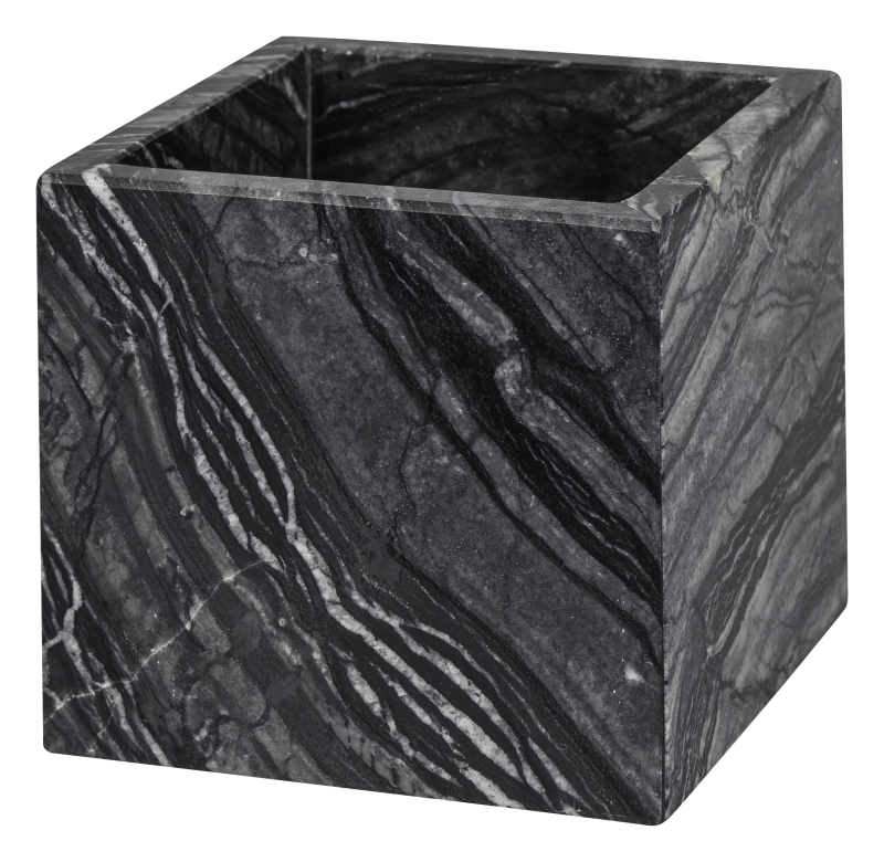 Pojemnik łazienkowy Mette Ditmer Denmark Marble Cube Black | BESTSELLER | SZYBKA WYSYŁKA 24H