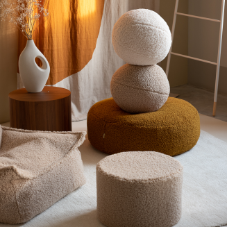 Wigiwama Ball Pillow Cream White - 2