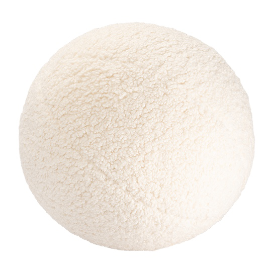 Wigiwama Ball Pillow Cream White