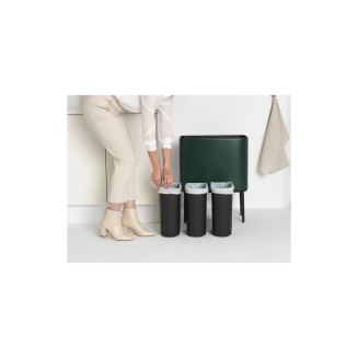 Brabantia Bo Touch Bin 11+11+11l green - 9