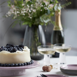 Bitz Light Pink cake stand 30 cm - 4