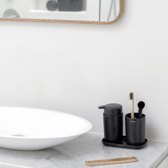 Set of 3 Brabantia ReNew Dark Gray bathroom accessories - 10