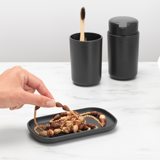 Set of 3 Brabantia ReNew Dark Gray bathroom accessories - 8