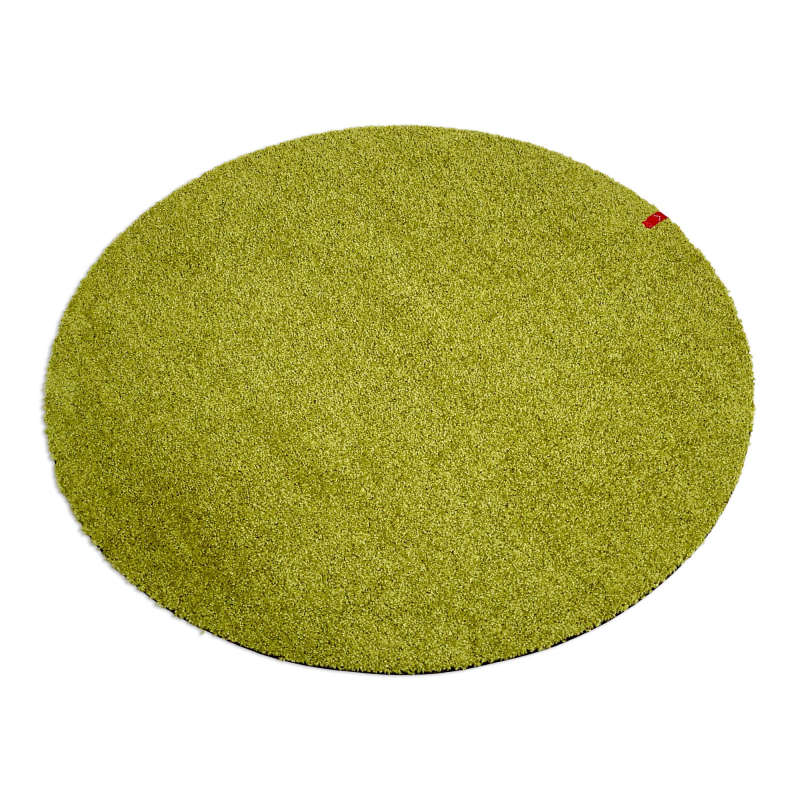  Keilbach Point round doormat, green
