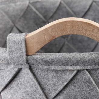  Aquanova Amy Silver Gray laundry basket - 2