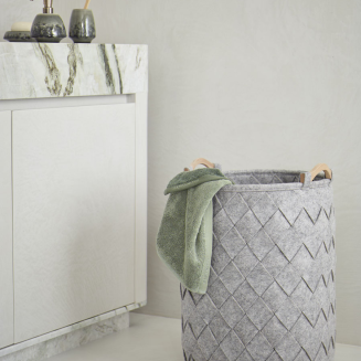  Aquanova Amy Silver Gray laundry basket - 4