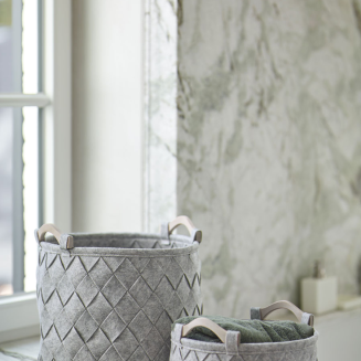  Aquanova Amy Silver Gray laundry basket - 5