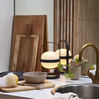 Solar lamp z USB Rosendahl Soft Spot Black 25 cm - 6