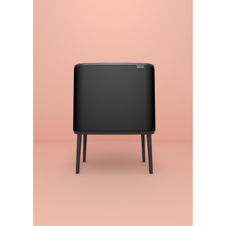 Brabantia Bo Touch Bin 23+11l, matte black - 3