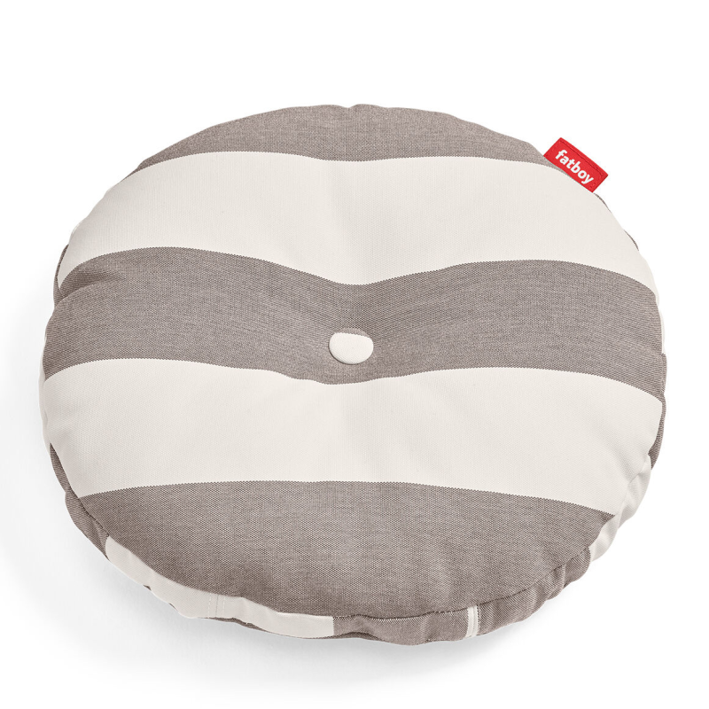 Poduszka do ogrodu Fatboy Circle Pillow Stripe Cacao