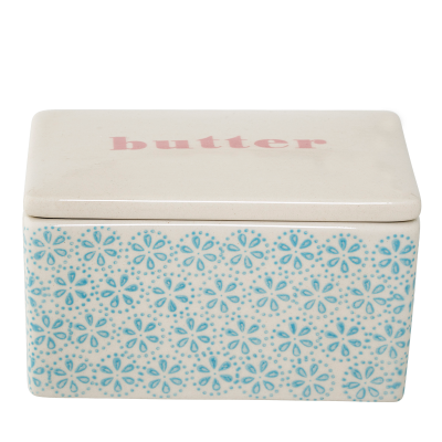  Bloomingville Patrizia Blue butter dish