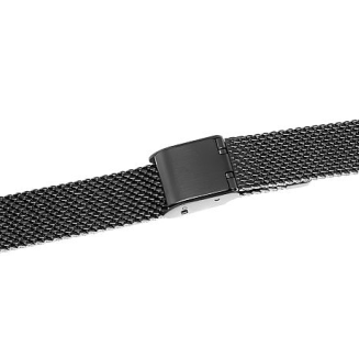Bransoleta IPB Czarna Mesh 12 mm JK12B - 3