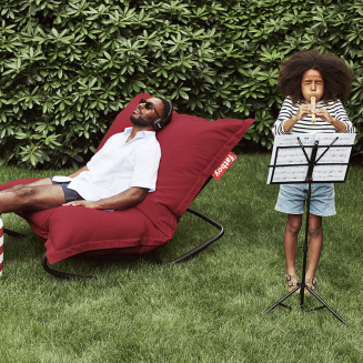  Fatboy Rock n Roll black rocking chair for poufs - 7