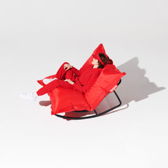  Fatboy Rock n Roll black rocking chair for poufs - 6