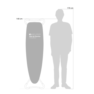 Deska do prasowania Rolser K-Surf Black Tube Plata - 7